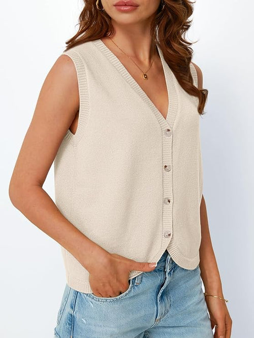 Ivy Button Vest