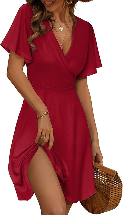 Camila V-Neck Midi Dress