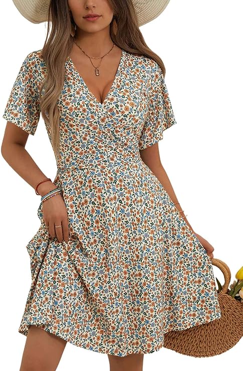 Camila V-Neck Midi Dress