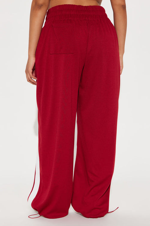 Harajuku Sweatpants - Burgundy