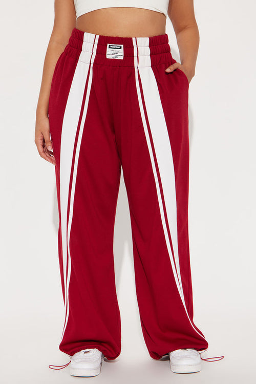 Harajuku Sweatpants - Burgundy