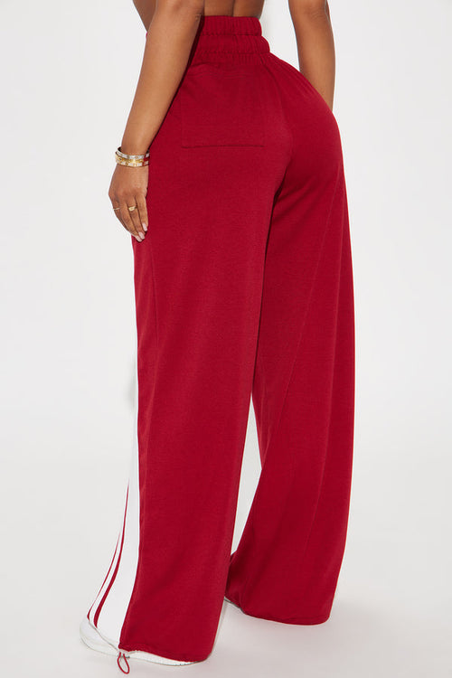 Harajuku Sweatpants - Burgundy