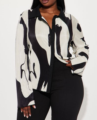 Zaraha Button Up Top