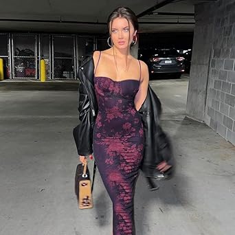 Mesh Maxi Dress