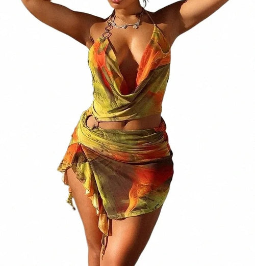 Mesh Mini Dress